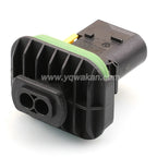 2Pin Connector Waterproof 3.5mm Male Female Connectors Terminal Wire Harness Plug Socket AC Assembly 1-1418483-1 1-1703841-1