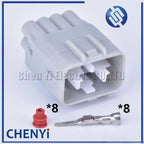 8 Pin Automotive waterproof connector headlight harness assembly plug Socket 90980-10897 90980-10896 7283-1289-40 For Toyota