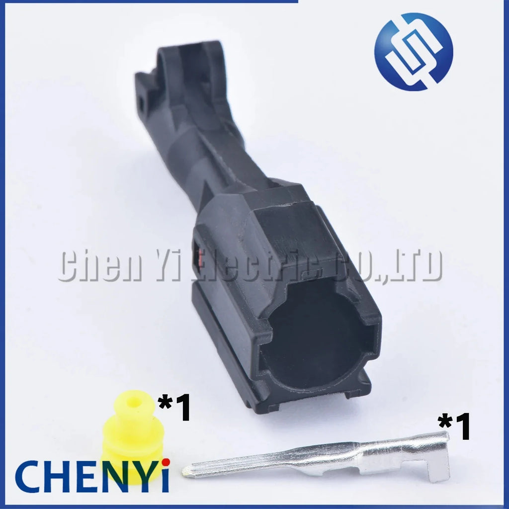 5 Sets 1 Pin Auto Waterproof Connector 7123-7414-30 Adapter Automotive Black Socket Male Female Plug MG640280-5 MG610278-5
