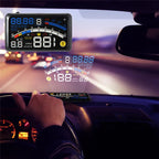 Digital HUD Speedometer Performance LCD Display HUD Display Car General OBD2 Driving Computer Car Speed Reflective Car Display