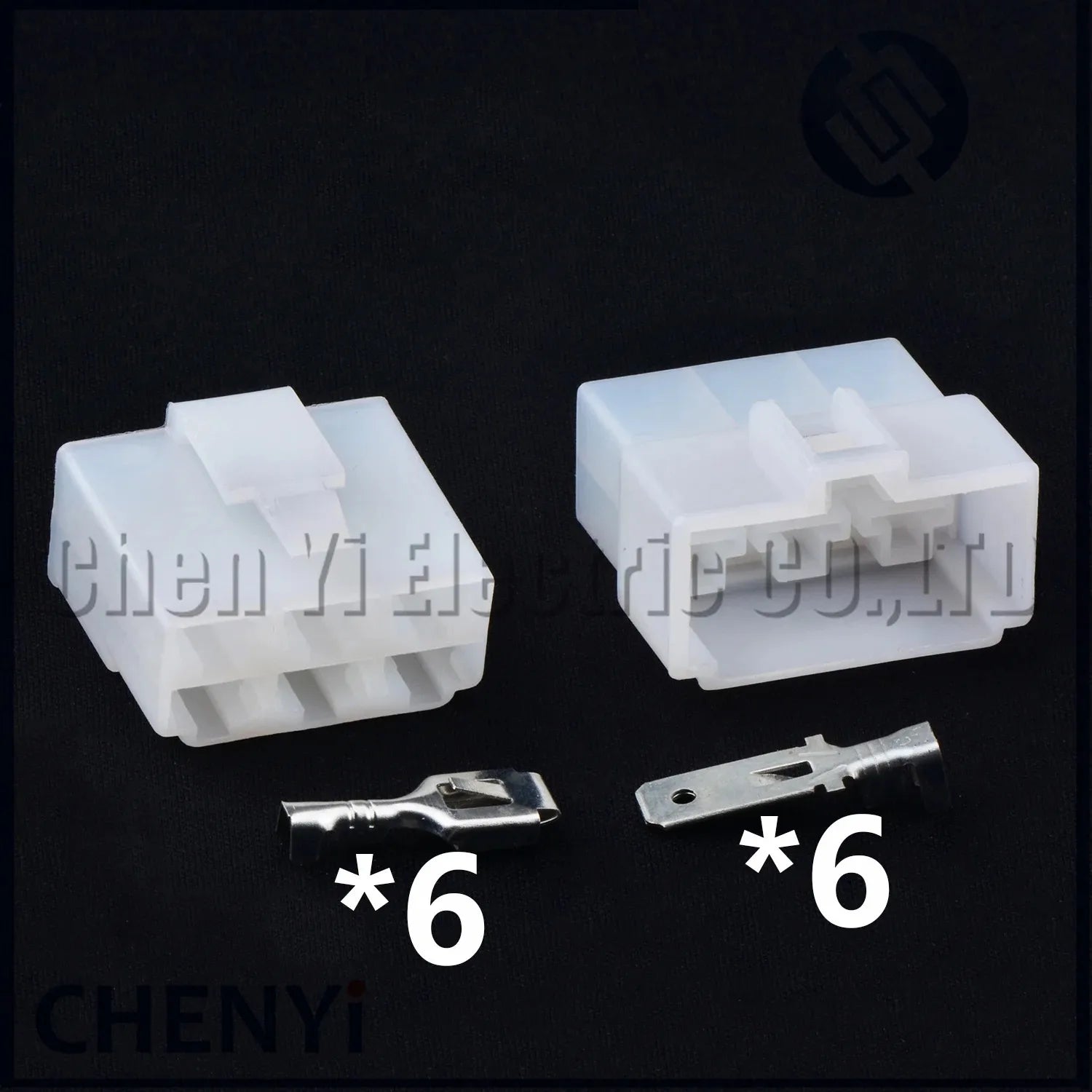 5 Pcs 6 Pin Plastic Electrical Wire Connector Automobile Female or Male Socket Plug With Pins DJ7061-6.3-11 DJ7061-6.3-21