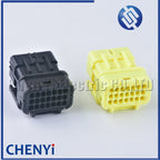 1 set 21 Pin female car Motorcycle scooter ECU ECM PCB connector waterproof plug with Pins 6189-7108 W025-21FAY-B