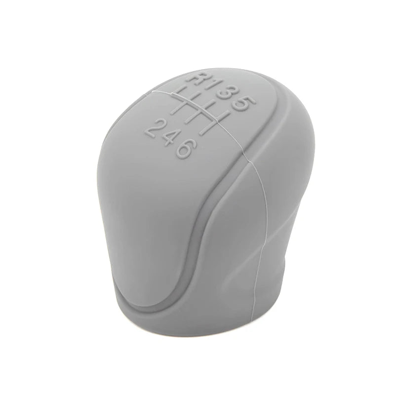 Car Silicone Gear Shift Knob Cover Gear Shift Non-Slip Grip Handle Protective Covers Manual 6-speed Car Interior Accessories