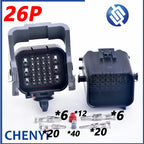 36 Pin female Automobile waterproof connector motorcycle ECU Plug 36ZRO-B-1A 36ZRO-B-2A With Pin and Rear cover