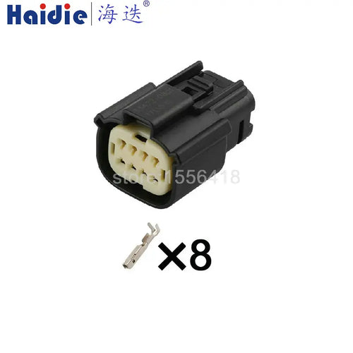 1-100Sets 8 Pin 33472-0801 33482-4801 33482-0801 33472-4801 Headlight Light Socket Auto Plug With Terminals