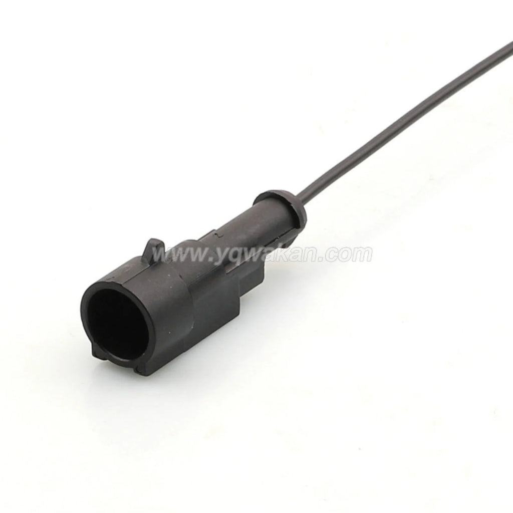 1 PIN Waterproof 1.8mm Male Rectangular Connector- Housings Receptacle Black Wiring Harness 282103-1