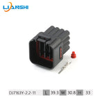 Waterproof connector Headlight wiring harness plug 16 holes black rubber jacket with terminal 6188-0353/6181-6457