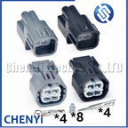 4 Pin Auto Oxygen Sensor Wire harness plug 39210-03755 39210-03765 For Hyundai I30N IX25 Kia K2 Lambda Sensor connector