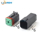 DT06-6S DT04-6P Deutsch waterproof connector Automotive day running lights modified wiring harness plug LED spot light connector