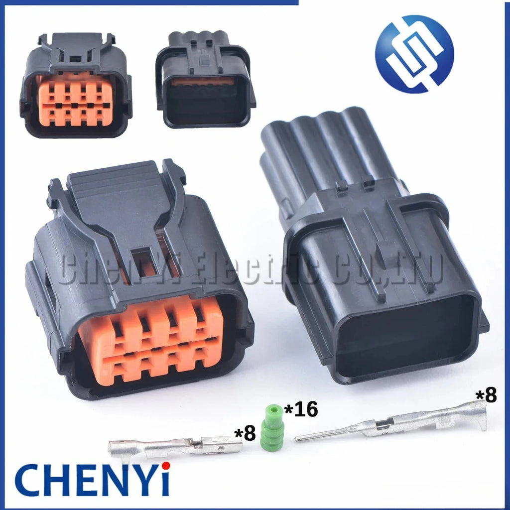 8 Pin Automotive Waterproof Electrical Wire Harness Connector plug Socket HP281-08020 HP291-08100 HP285-08021 For Hyundai Kia