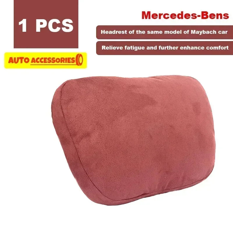 High Quality Car Headrest Neck Support Seat Design S Class Soft Universal Adjustable Car Pillow Neck Cushion Amagi
