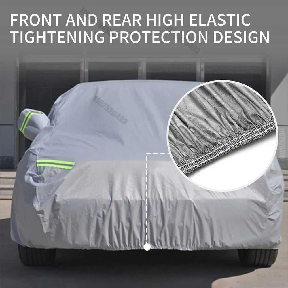 Universal Car Cover High Quality Full Outdoor UV Protection Protect Your Vehicle From Sun/Snow//Dust With Outdoor Tools amabilis