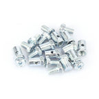 10/2pcs Metal Throttle Cable Clips Silver Motorcycle Bike E-Bike Flameout Adjustment Fixator Wire Rope Fixing Buckle Screws Amag