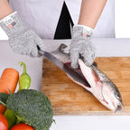 Grade 5 Cut Resistant Gloves Kitchen HPPE Scratch Resistant Glass Cutting Safety Protection for Gardeners Amagi