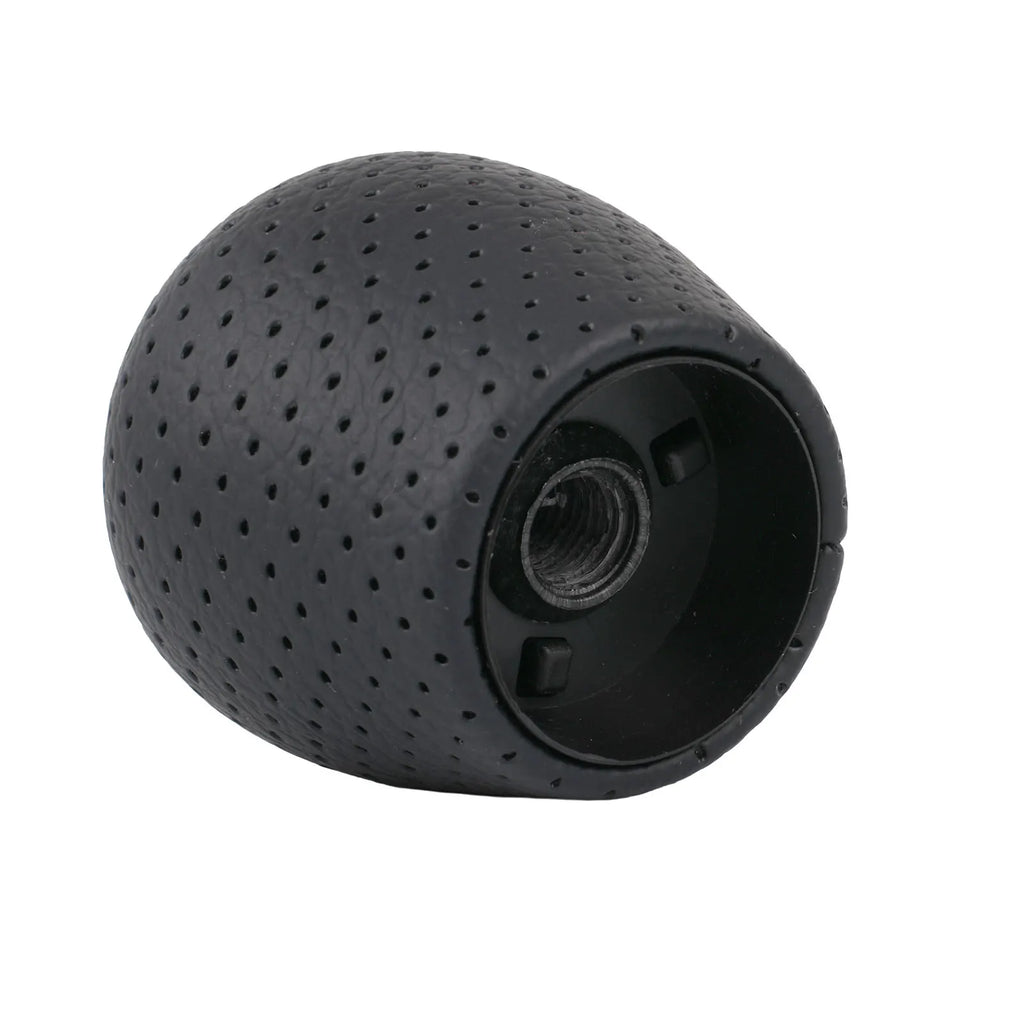 Perforated Leather Gear Knob Chrome 6-Speed For Hyundai I30 IX35 Car Gear Shift Knob Lever Shifter Stick Handball