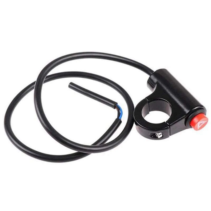 1PC Motorcycle Switch Hazard Light Switch Button Electric Vehicle Double Flash Warning Emergency Lamp Signal Flasher