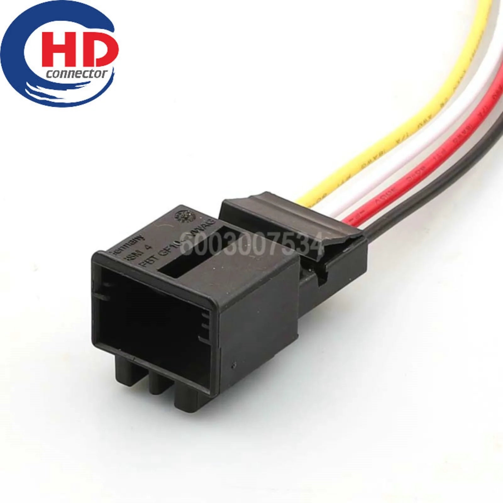4 Pin Auto Unsealed Connector 3AA972714 Car Reading Light Taillight Seat Heating Cable Socket For VW
