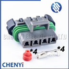 4 Pin Automobile connector Metri-Pack 280 Series Blower Motor Resistor Plug 12129600 12129565 15306069 For GM Buick Regal