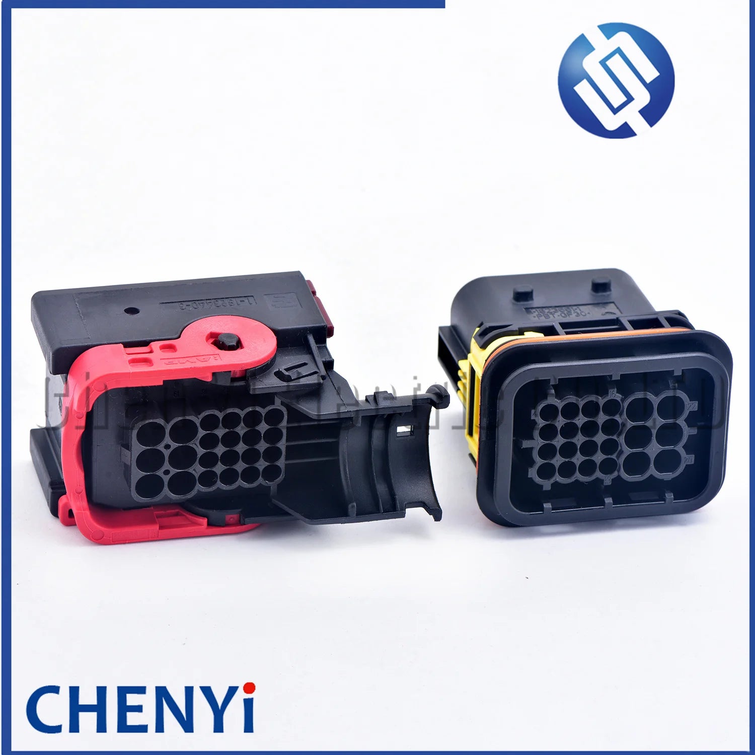 22 Pin ECU Connector Black Waterproof Plug 1-1823449-1 1-1823661-1 1-1823440-3 1-1823441-3 1355233-3 1823442-1 With Pins or lid