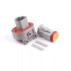 DT06-2S waterproof connector PCB curved pin socket for vehicle circuit board pin end male and female connectors DT13-2PA