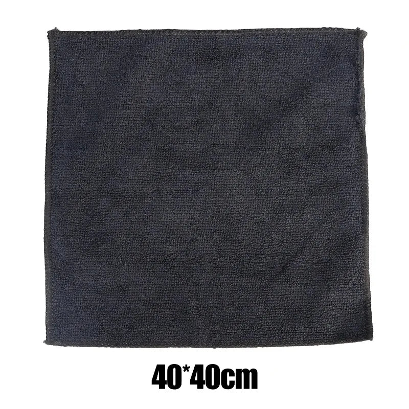 1-10pcs Absorbent Towel for Black Microfiber Car Wash Housework Cleaning Rags Cleaning Cloth Household Auto Washing Tools