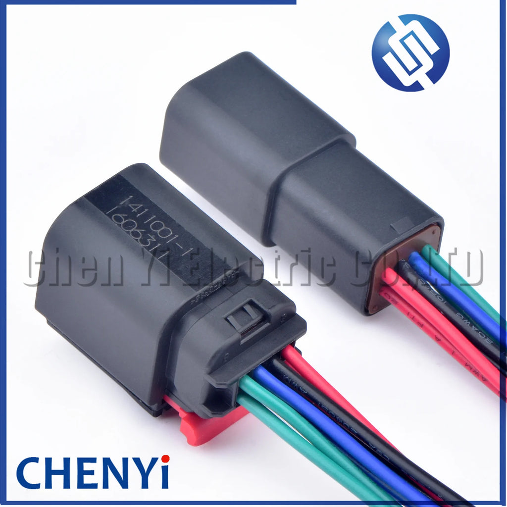 8 Pin Auto waterproof Connector Parking Sensor ACC Module Air Flow Meter Wire harness plug 1411001-1 For Ford Carnival Sharpe
