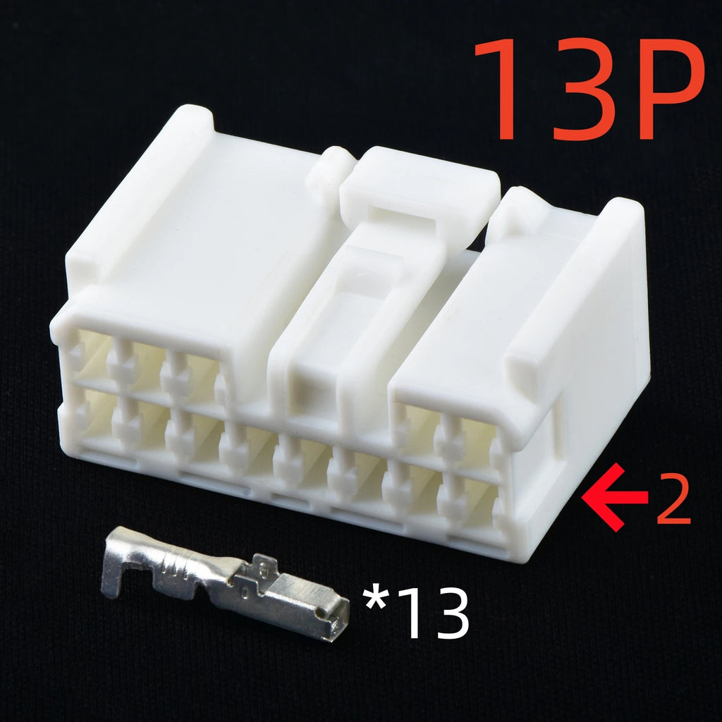 13 Pin Automotive Connectors mid amplifier Wire harness plug 7283-1730 1300-4682 90980-...