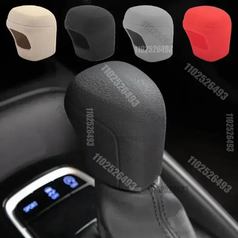 Car Silicone Automatic Gear Shift Knob Cover Antislip Shifter Knob Univeral Fit Shifter Handle For Toyota C-HR For Camry Amagi
