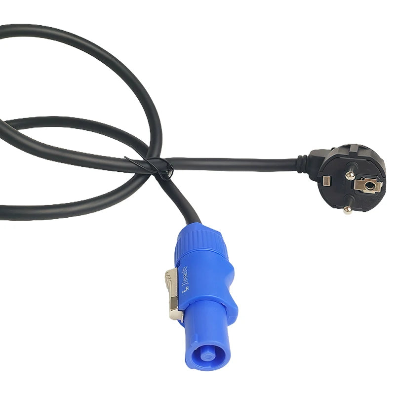 EU Schuko To 3PIN Electrical Extension Cord (3×1.5mm²) – Perfect for Audio Equipment, Stage Lights & LED Beam Lights