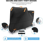 Motorcycle Cover Waterproof All Season Dustproof UV Protective Outdoor Indoor Scooter 210D 420D Wear-resistant Fabric Amagi