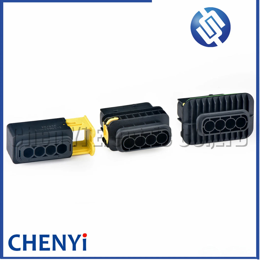 4 Pin Automobile waterproof connector 6.3mm Series Auto chassis gearbox Wire harness plug 1-1564330-1 1-1564534-1 1-1564536-1