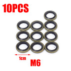 Non-Slip Car High Pressure Fuel Line Drain Plug Gasket Universal Oil Pan Gaskets Accessories Seal M6/M8/M10/M12/M14/M16/M18/M20
