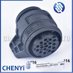 16 Pin gearbox electromechanical valve body plug 0AM 0BH 7speed dual-clutch gearbox ECU Connector 3D0973993 09430010 DQ500
