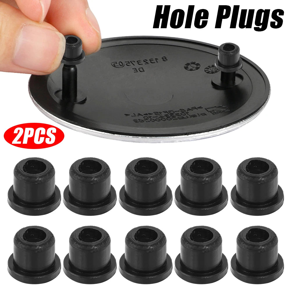 For BMW Logo Hole PVC Plugs Car Hood Logo Trunk Emblem Grommet Holder Clip for BMW E32 E34 E36 E38 E39 E46 E60 E66 E90 2-20PCS