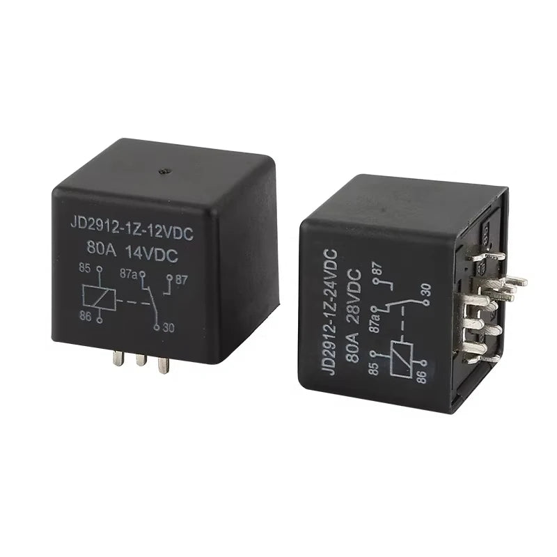 JD2912-1H-12VDC80A Automotive Relay PCB-Type Pin Automotive Electronic Module Specialized for 12V and 24V