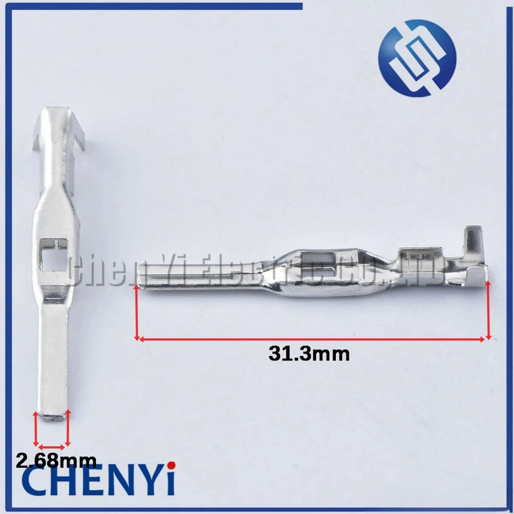 50 pcs auto wire terminal female male for elcetric connector G449 crimp loose pins loose terminals DJ626B-2.8×0.8B for 54201411