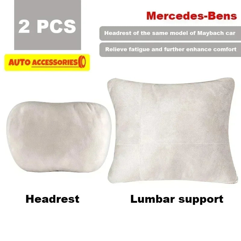 High Quality Car Headrest Neck Support Seat Design S Class Soft Universal Adjustable Car Pillow Neck Cushion Amagi