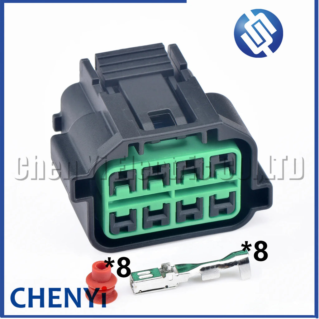 8 Pin Automotive headlight plug auto waterproof connector socket HP066-08021 For Hyundai Kia K2 K3 K5 Sonata MISTRA