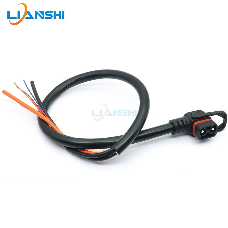 2+1+7 connector electric vehicle lithium battery bent wire harness plug power cord new energy storage charging female socket