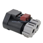 5 Sets Automotive Cooling Fan 2 Pin 7283-3214-30 Wire Connector Black ABS Material for Automotive Cooling Fans