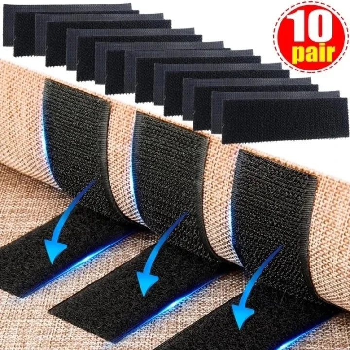 New Carpet Fixing Stickers Double Faced High Adhesive Car Carpet Fixed Patches Home Floor Foot Mats Anti Skid Grip Tapes 2/50pcs