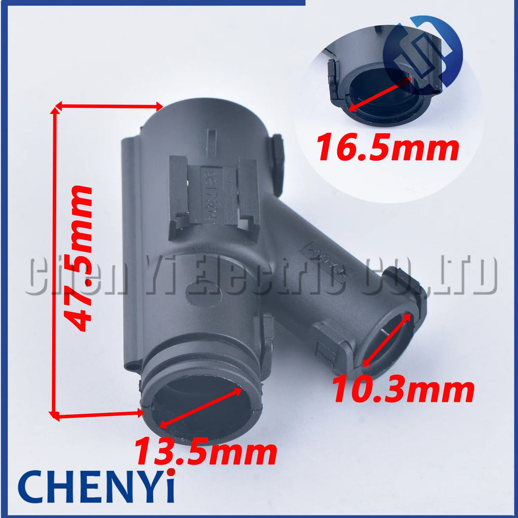 Auto wire harness connector bellows buckle manifolds Y-tee ailpin Corrugated pipe clamp clasp cover 9817040 9817304 9817038
