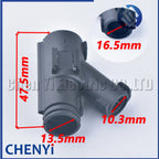 Auto wire harness connector bellows buckle manifolds Y-tee ailpin Corrugated pipe clamp clasp cover 9817040 9817304 9817038