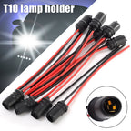 Car Accessories Light T5 T10 W5W Bulb Socket LED Adapter Connector For Use In Automotive Motorcycle Instrument Lights Connector