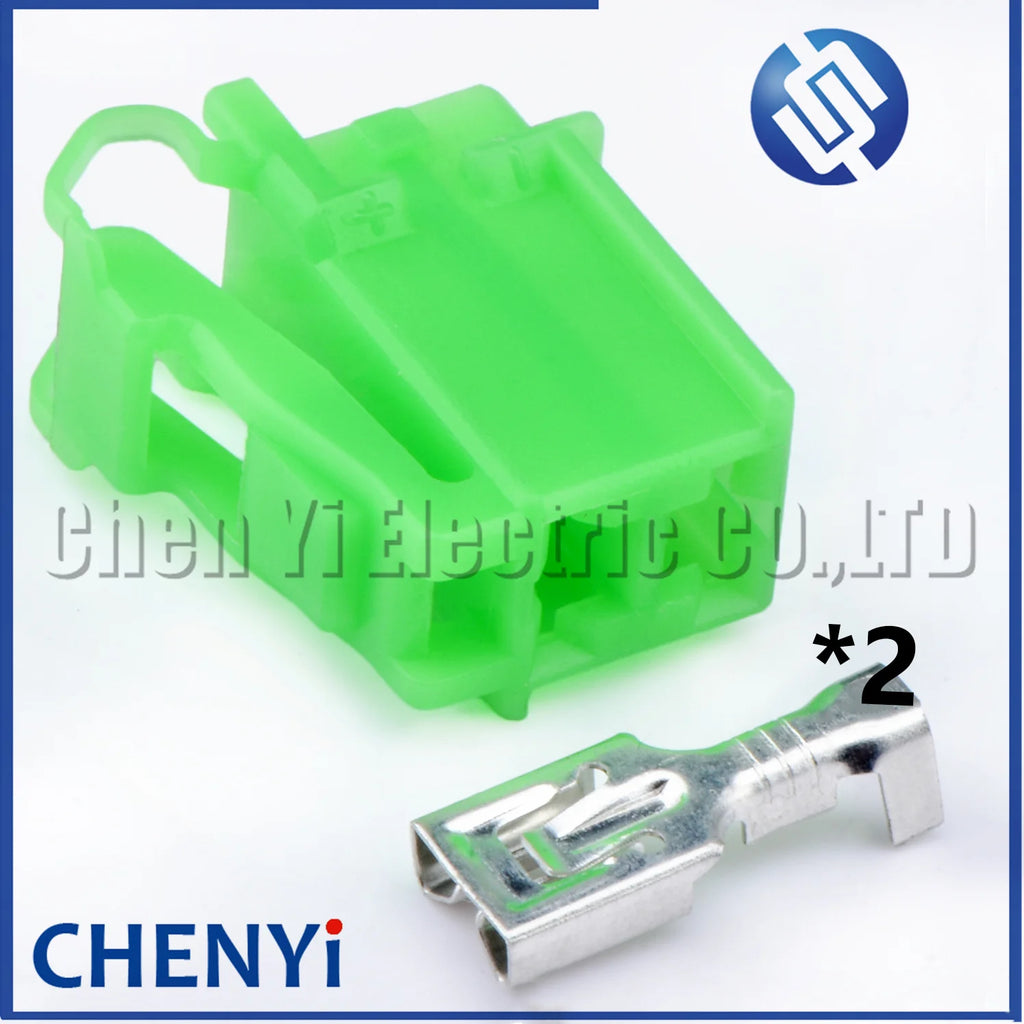 2 Pin 6.3mm series male or female automotive connector high current plug 7123-6026-60 7122-6026-60 With  pins