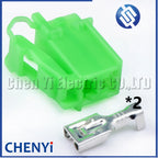 2 Pin 6.3mm series male or female automotive connector high current plug 7123-6026-60 7122-6026-60 With  pins