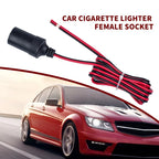 New 12V 24V Cigarette Lighter with 30cm Cable Wire Cord Power Supply Socket 15A Male Plug Adapter Auto Connector Outlet Charger