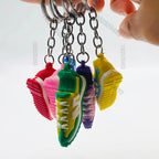Shoe Keychains For Men 6pc/1pcs Mini Cute Cool Sneaker Keychain PVC For Favors Collectible For Sneaker Fans Bag Pendant Tools