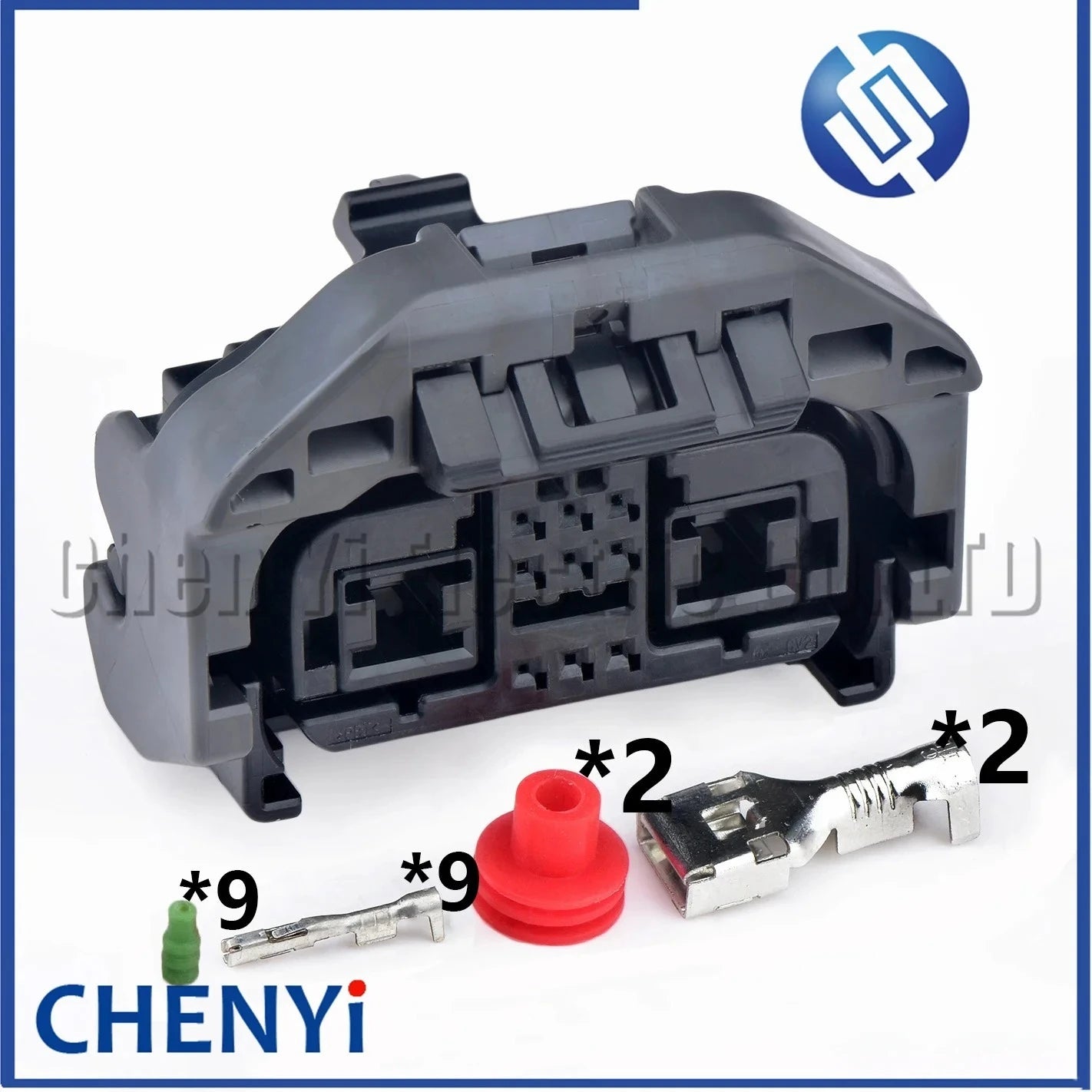 11 Pin Auto waterproof connector Car Electronic Fan module plug 6189-7813 90980-12C57 For Toyota Corolla Camry Avalon Lexus ES