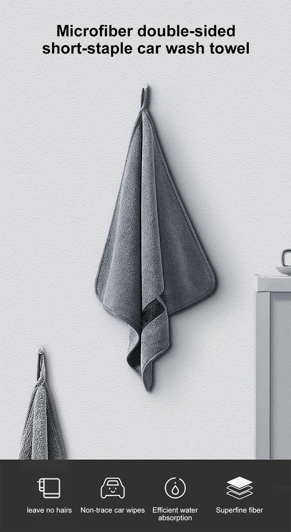 Premium Microfiber Car Towel Set - Ultra Soft Scratch-Free Drying & Detailing Amagi